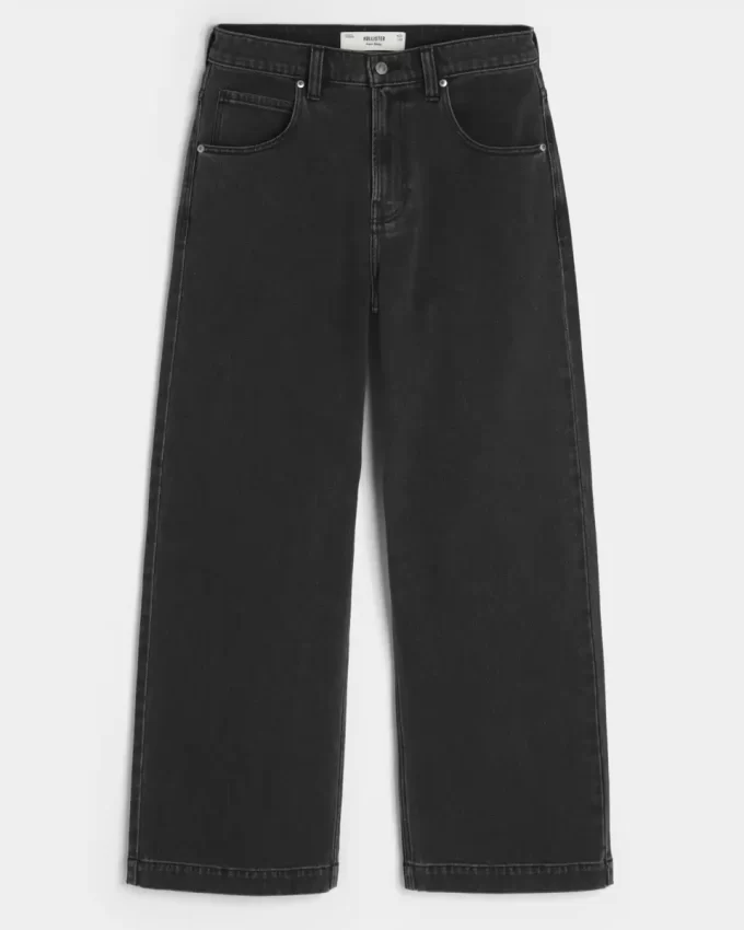 Πλυμένο τζιν Black Star Graphic Super Baggy Πλυμένο τζιν Black Star Graphic Super Baggy