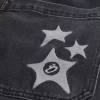 Πλυμένο τζιν Black Star Graphic Super Baggy Πλυμένο τζιν Black Star Graphic Super Baggy
