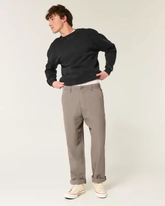 Φαρδύ παντελόνι λινό-Blend Flex Waist