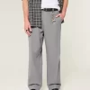 Φαρδύ παντελόνι λινό-Blend Flex Waist Φαρδύ παντελόνι λινό-Blend Flex Waist