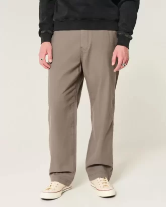 Φαρδύ παντελόνι λινό-Blend Flex Waist