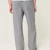 Φαρδύ παντελόνι λινό-Blend Flex Waist Φαρδύ παντελόνι λινό-Blend Flex Waist