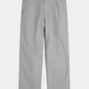 Παντελόνι λινό-Blend Flex-Waist φαρδύ Παντελόνι λινό-Blend Flex-Waist φαρδύ