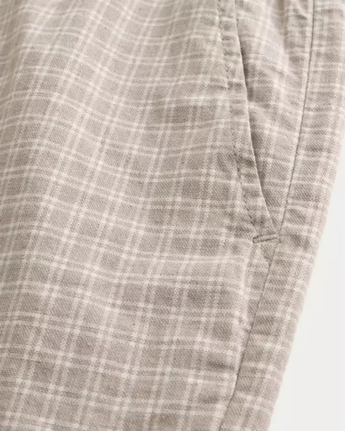 Λινά σορτς στο μέσο του μηρού-Blend pull-on σορτς Λινά σορτς στο μέσο του μηρού-Blend pull-on σορτς