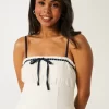 Ολόσωμη φόρμα λινό-Blend Strapless