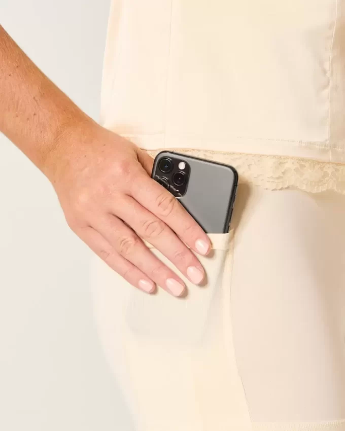 Σατέν Στράπλες Φόρεμα Bodycon με φιόγκο