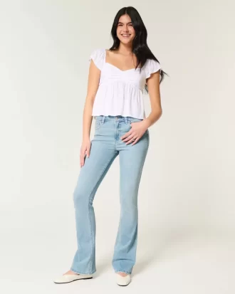 Ψηλόμεσο Ανοιχτό τζιν Bootcut