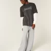 Φαρδύ Bootcut Φούτερ