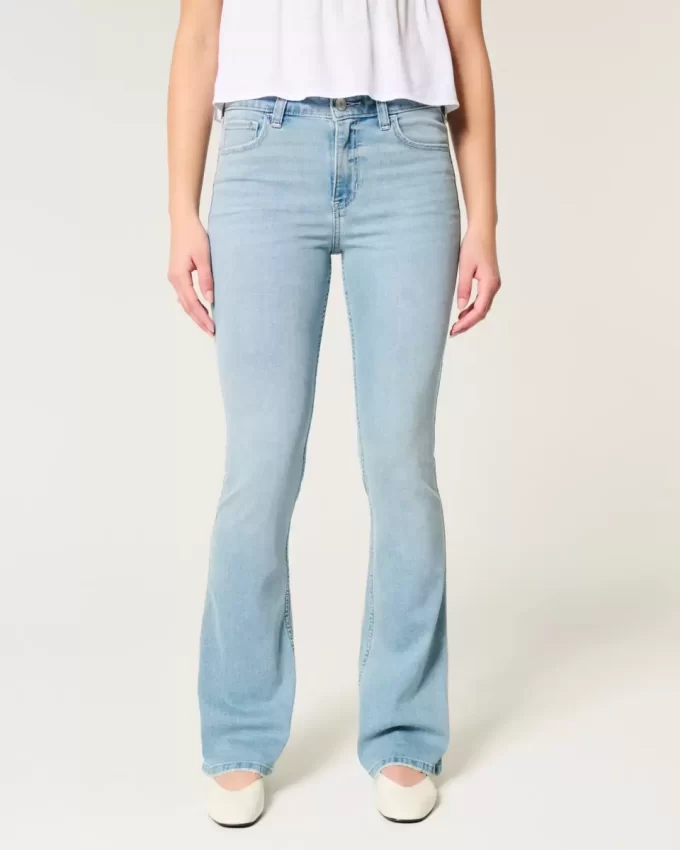 Ψηλόμεσο Ανοιχτό τζιν Bootcut Ψηλόμεσο Ανοιχτό τζιν Bootcut