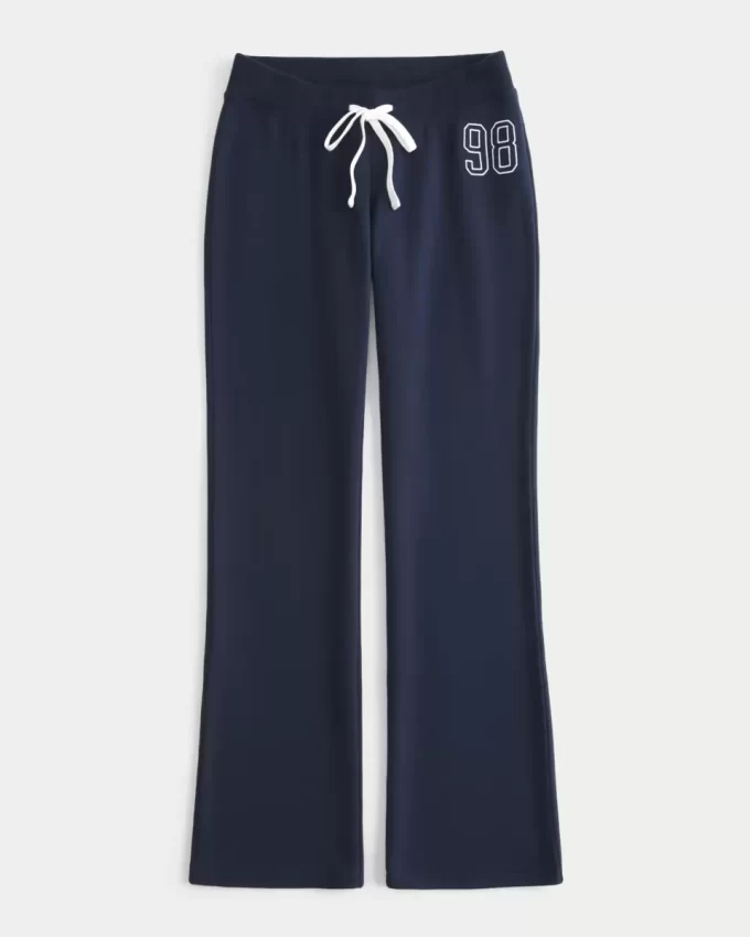 Νούμερο Γραφικό Φούτερ με Bootcut Νούμερο Γραφικό Φούτερ με Bootcut
