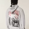 Boxy Arsenal FC Graphic Hoodie