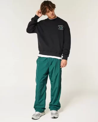 Boxy μπλούζα Atlas Bronze Gym Graphic Crew Boxy μπλούζα Atlas Bronze Gym Graphic Crew