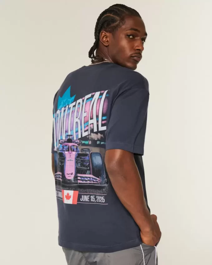 Boxy BWT Alpine Formula One Team Graphic Tee Boxy BWT Alpine Formula One Team Graphic Tee