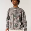Φούτερ με λογότυπο Boxy Camo Crew Φούτερ με λογότυπο Boxy Camo Crew