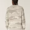 Πουλόβερ Boxy Camo Crew