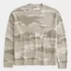 Πουλόβερ Boxy Camo Crew