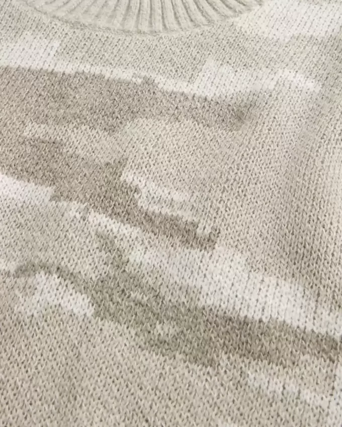 Πουλόβερ Boxy Camo Crew