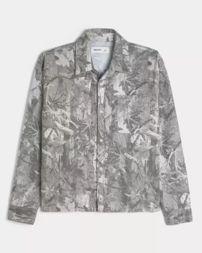 Πουκάμισο Boxy Camo Flannel