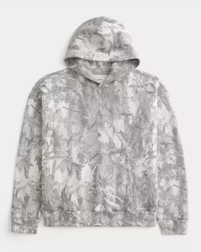 Boxy Camo Hoodie