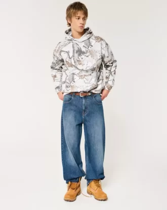 Boxy Camo Hoodie