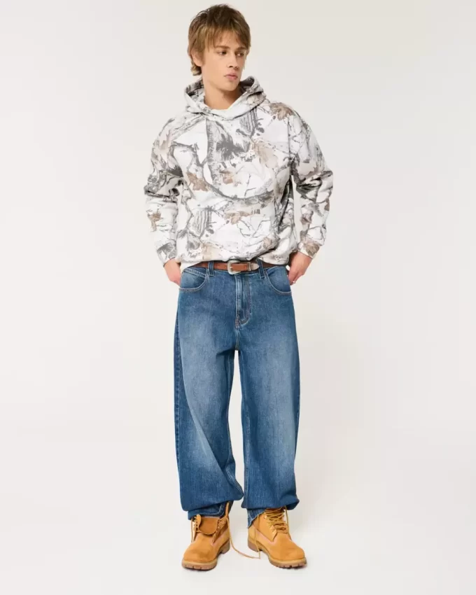Boxy Camo Hoodie