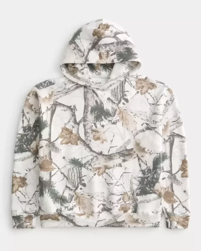 Boxy Camo Hoodie
