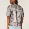 Boxy Crop Camo Dodge Graphic Jersey