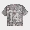 Boxy Crop Camo Dodge Graphic Jersey