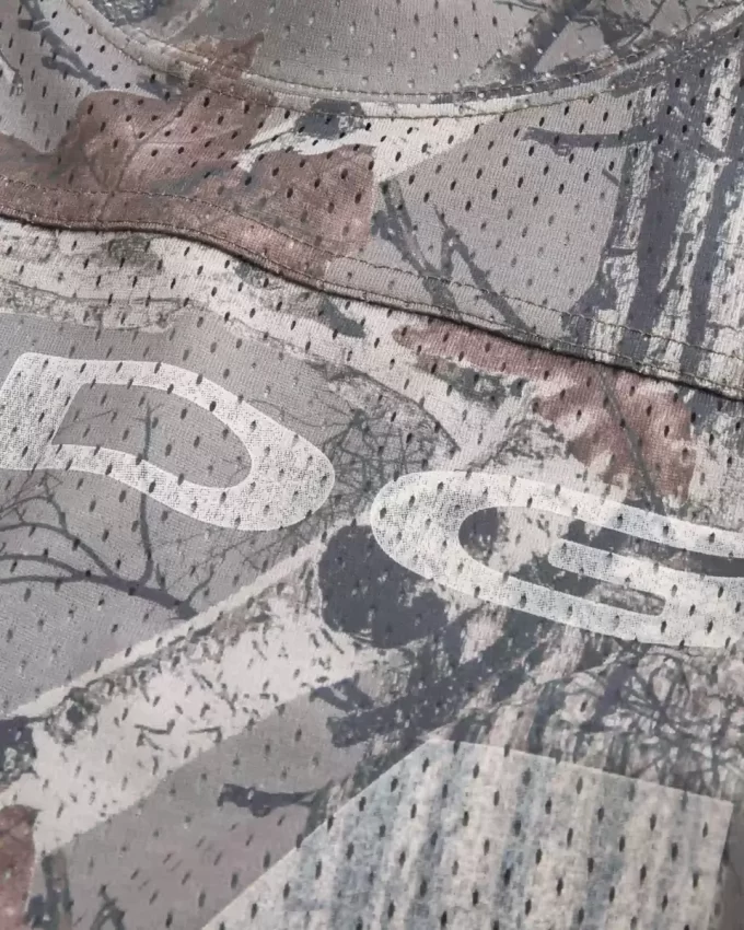 Boxy Crop Camo Dodge Graphic Jersey