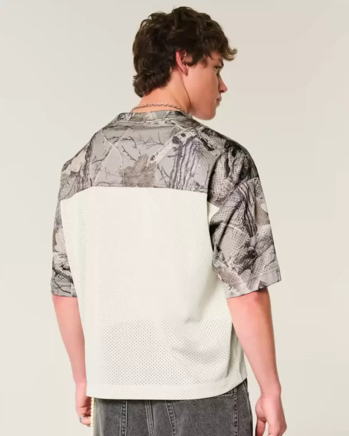 Boxy Crop Camo Jersey Boxy Crop Camo Jersey