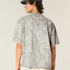 Μπλουζάκι Boxy Crop Heavyweight Camo Crew Μπλουζάκι Boxy Crop Heavyweight Camo Crew