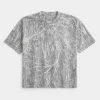Μπλουζάκι Boxy Crop Heavyweight Camo Crew Μπλουζάκι Boxy Crop Heavyweight Camo Crew