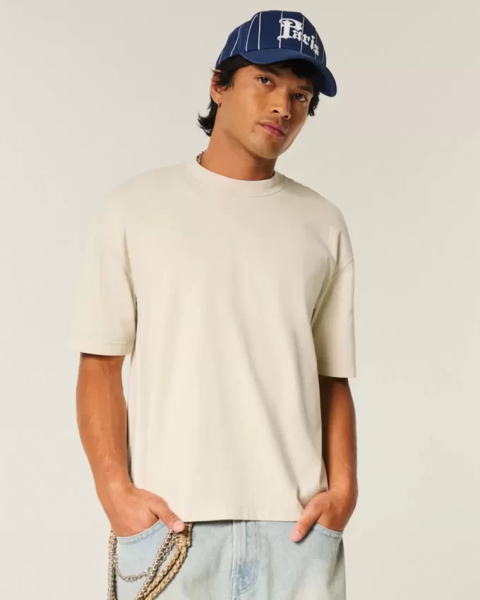 Μπλουζάκι Boxy Crop Heavyweight Crew Μπλουζάκι Boxy Crop Heavyweight Crew