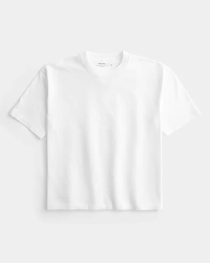Μπλουζάκι Boxy Crop Heavyweight Crew Μπλουζάκι Boxy Crop Heavyweight Crew