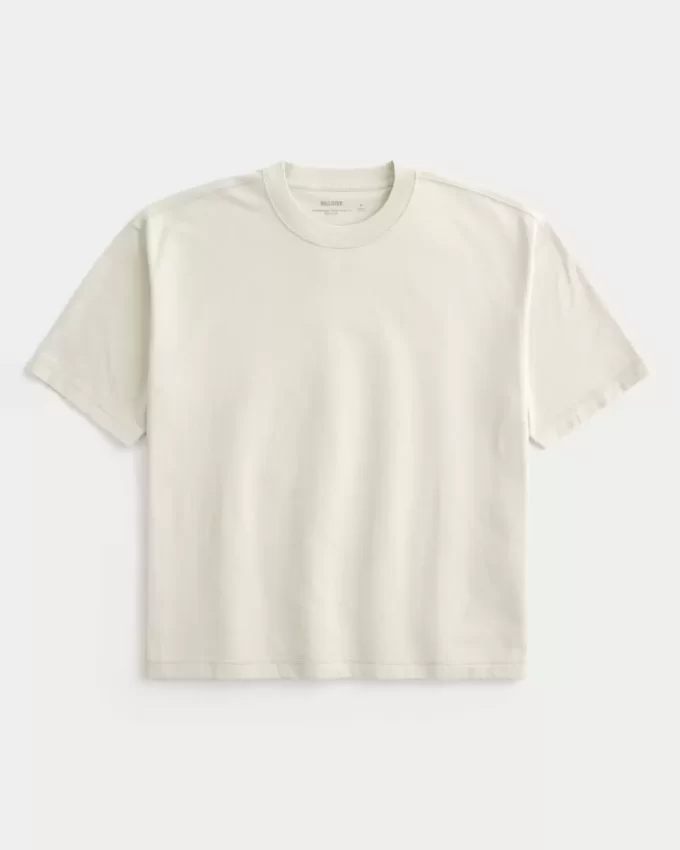 Μπλουζάκι Boxy Crop Heavyweight Crew Μπλουζάκι Boxy Crop Heavyweight Crew