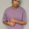 Μπλουζάκι Boxy Crop Heavyweight Washed Crew Μπλουζάκι Boxy Crop Heavyweight Washed Crew