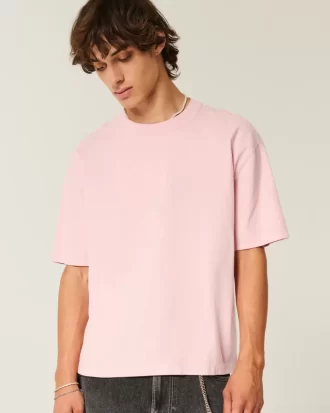Μπλουζάκι Boxy Crop Heavyweight Washed Crew