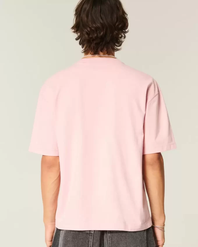 Μπλουζάκι Boxy Crop Heavyweight Washed Crew Μπλουζάκι Boxy Crop Heavyweight Washed Crew