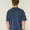 Μπλουζάκι Boxy Crop Heavyweight Washed Crew Μπλουζάκι Boxy Crop Heavyweight Washed Crew