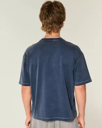 Μπλουζάκι Boxy Crop Heavyweight Washed Crew