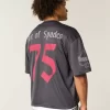 Boxy Crop Mot枚rhead Graphic Jersey
