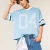 Boxy Crop Number Graphic Jersey