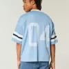 Boxy Crop Number Graphic Jersey