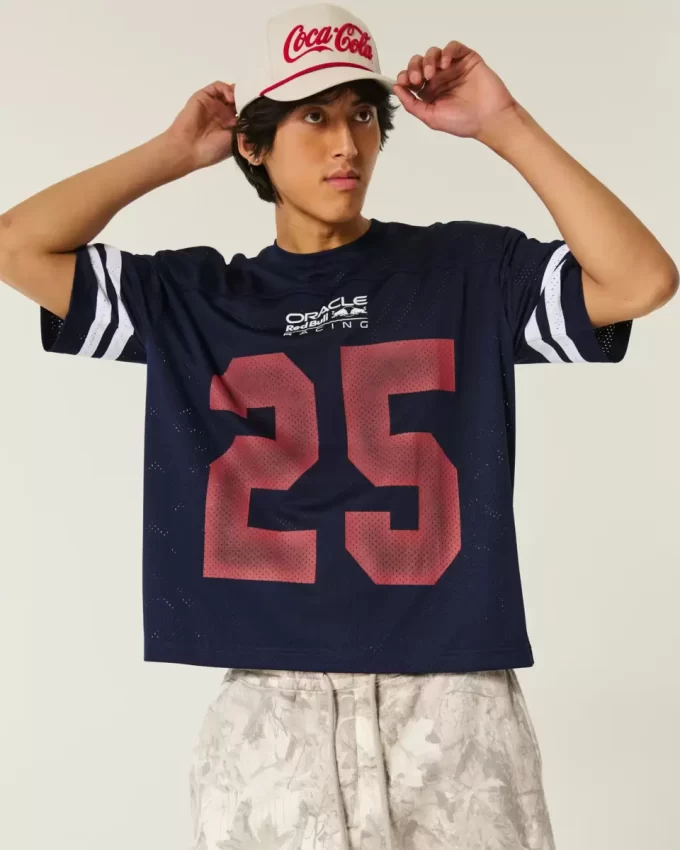Boxy Crop Oracle Red Bull Racing Graphic Jersey
