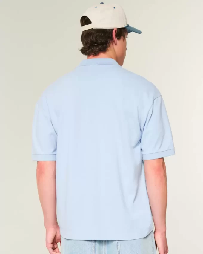 Boxy Crop Polo Boxy Crop Polo