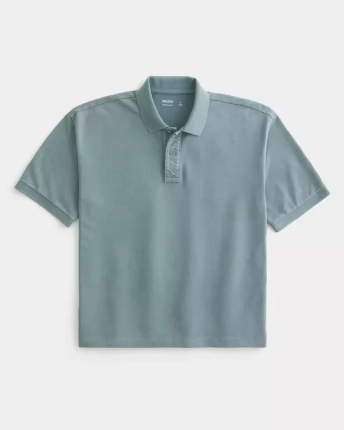 Boxy Crop Polo Boxy Crop Polo