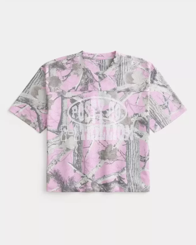 Boxy Crop Posty Co. Graphic Jersey