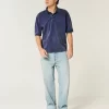 Boxy Crop Washed Polo Boxy Crop Washed Polo