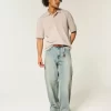 Boxy Crop Washed Polo Boxy Crop Washed Polo