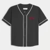 Boxy Dr Pepper Graphic Baseball Jersey Boxy Dr Pepper Graphic Baseball Jersey